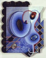 Luncheonette LUCY MAKI More Work 1985-2000 oil, mixed media on canvas