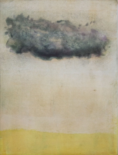 Cloud (lemon) Intaglio Cloud intaglio and monotype