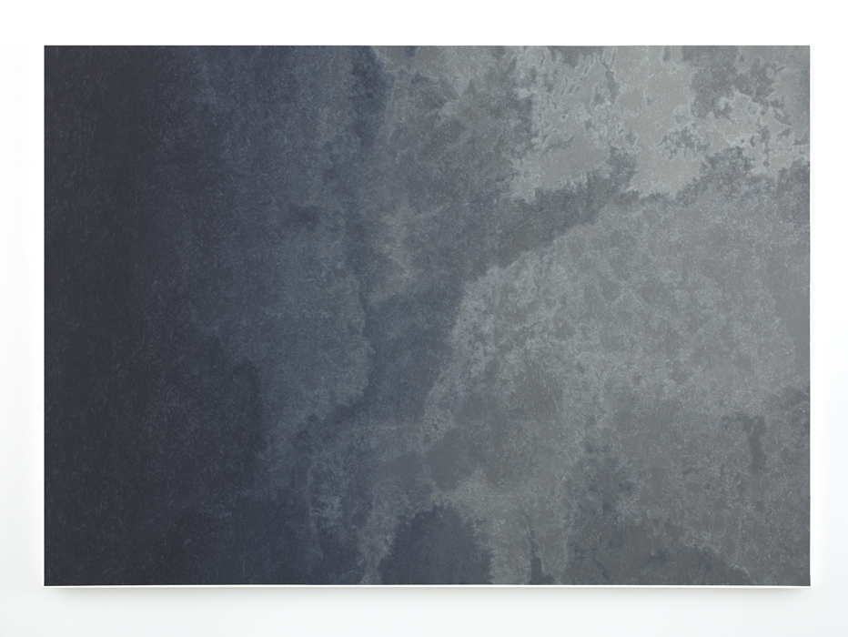 Landscape with a Claude Glass Marc Handelman Aggregates Oil and projection-screen glass on canvas