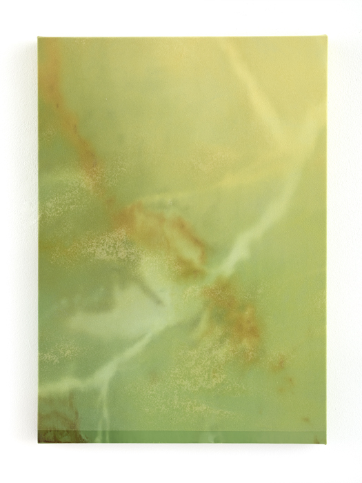 Mire Marc Handelman Aggregates Oil and projection-screen glass on canvas