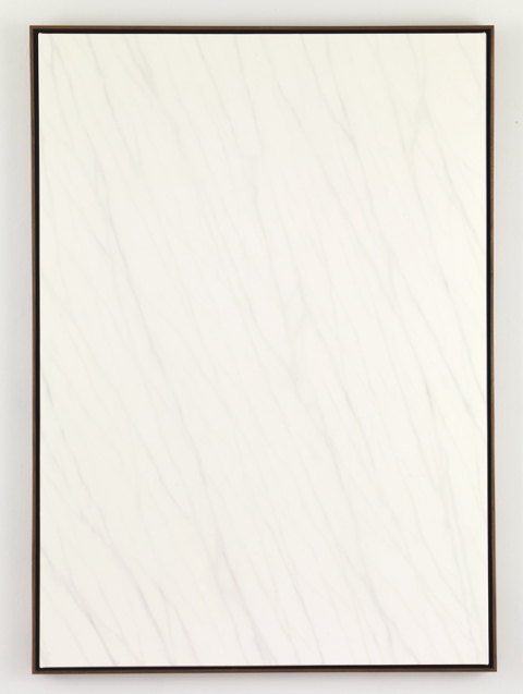 Dimension Stone V, 2010-11 Marc Handelman Geological Sketches at Home and Abroad Oil on canvas, Mahogany frame