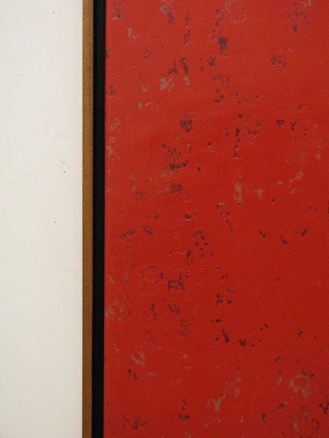 Dimension Stone X, (detail) Marc Handelman Geological Sketches at Home and Abroad Oil on canvas, Mahogany frame