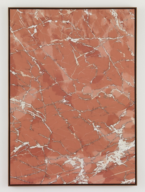 Dimension Stone IV Marc Handelman Geological Sketches at Home and Abroad Oil on canvas, Mahogany frame
