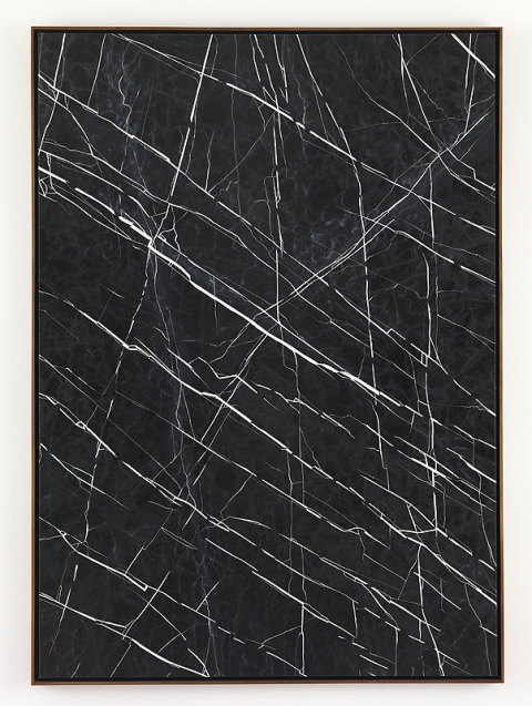 Dimension Stone II Marc Handelman Geological Sketches at Home and Abroad Oil on canvas, Mahogany frame