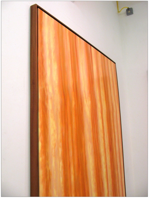 Dimension Stone III Marc Handelman Geological Sketches at Home and Abroad Oil on cavas, Mahogany frame