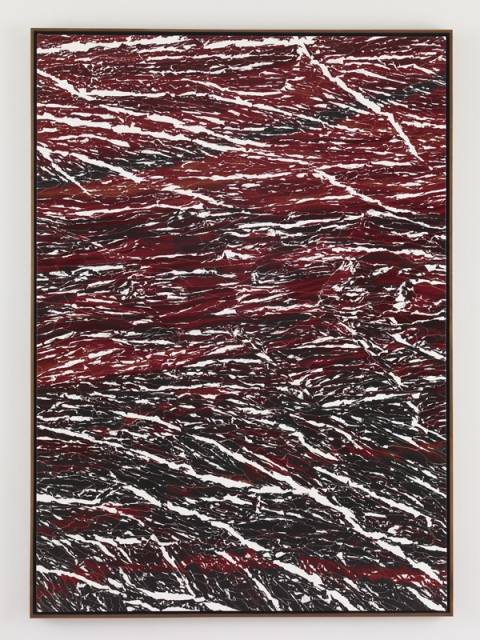 Dimension Stone I Marc Handelman Geological Sketches at Home and Abroad Oil on canvas, Mahogany frame