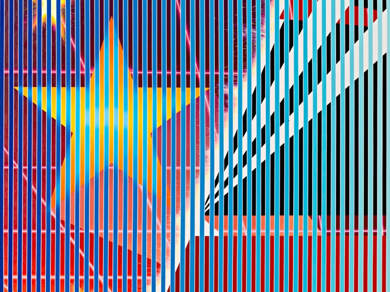 TRUSTED, INDEPENDENT, POWERFUL (detail) Marc Handelman Empire of the Eye Oil on canvas