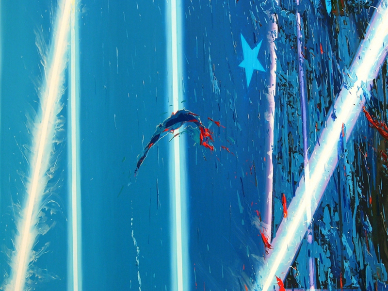 Only One (detail) Marc Handelman Scenes From the New Miasma Oil on canvas