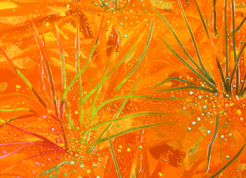 Jubilee (detail) Marc Handelman Warm White Blizzard Oil on canvas