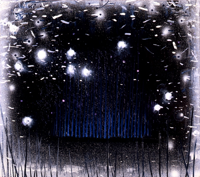 Night Cathedral Marc Handelman Warm White Blizzard Oil on canvas