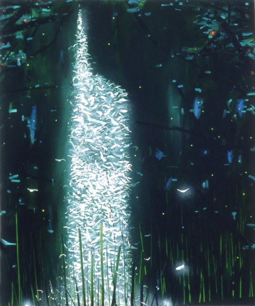 The Architect's Dream Marc Handelman Warm White Blizzard Oil on canvas