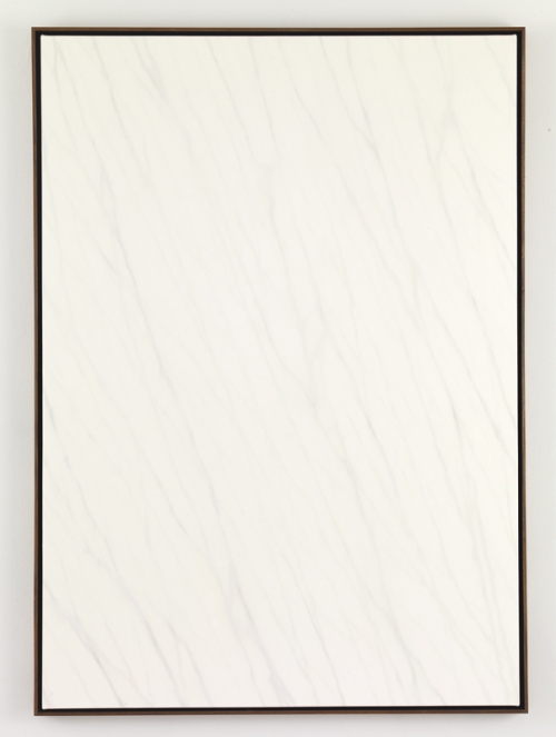 Dimension Stone V Marc Handelman Dimension Stone Oil on canvas, Mahogany frame