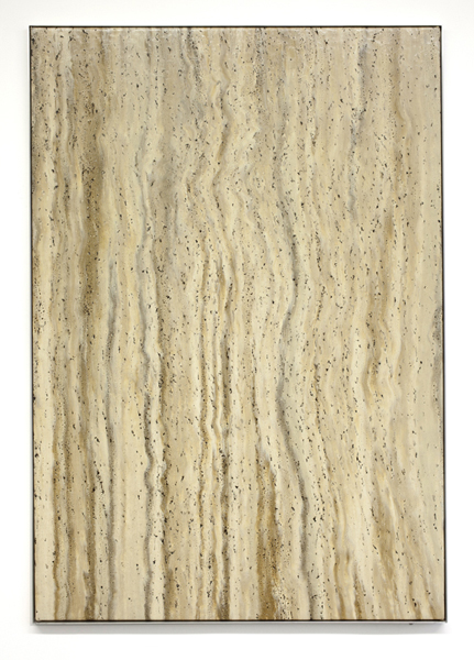 Dimension Stone XIX, Conflict Materials Marc Handelman Continuous Grounds Oil on Canvas, Aluminum Frame