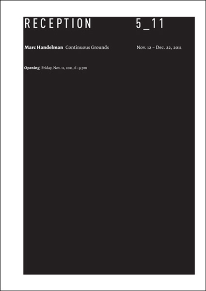 Marc Handelman Continuous Grounds Marc Handelman Continuous Grounds
