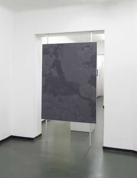 Dimension Stone XX, A Certain Form of Blindness Marc Handelman Continuous Grounds Oil on Canvas, Aluminum Frame and Hardware