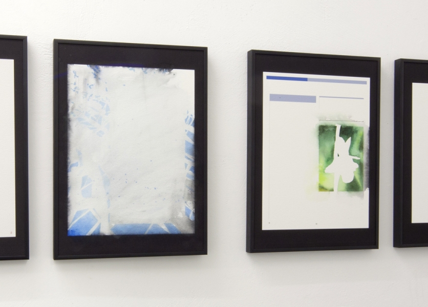 Botanical, or Towards an Image of Ethical Procurement Marc Handelman Continuous Grounds Watercolor on Archival Inkjet.