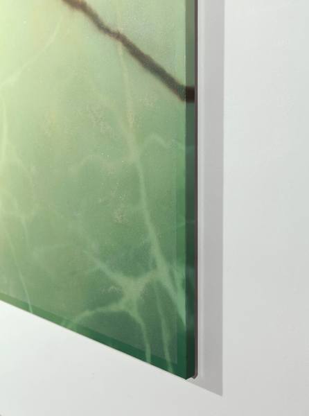 Marc Handelman, Extrusion/Drift 2013 Marc Handelman Permutation 03.3: Re-Production Oil and retroflective screen glass on canvas