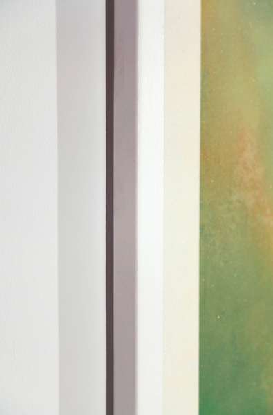 Marc Handelman, Extrusion/Drift 2013 Marc Handelman Permutation 03.3: Re-Production Oil and retroflective screen glass on canvas