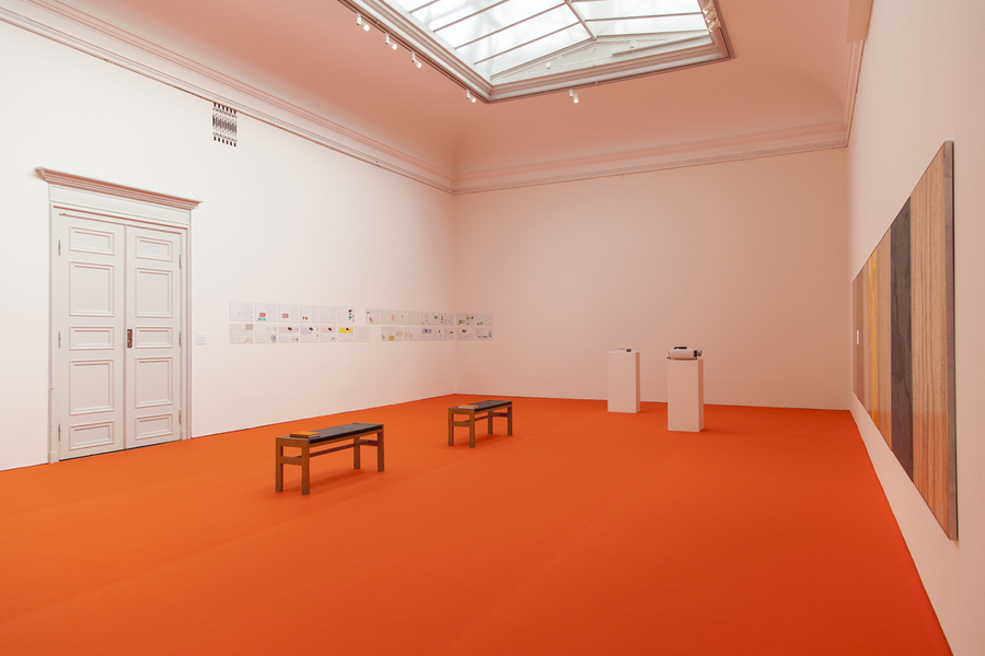 Installation view in room 1 Marc Handelman Thinking Through Painting
