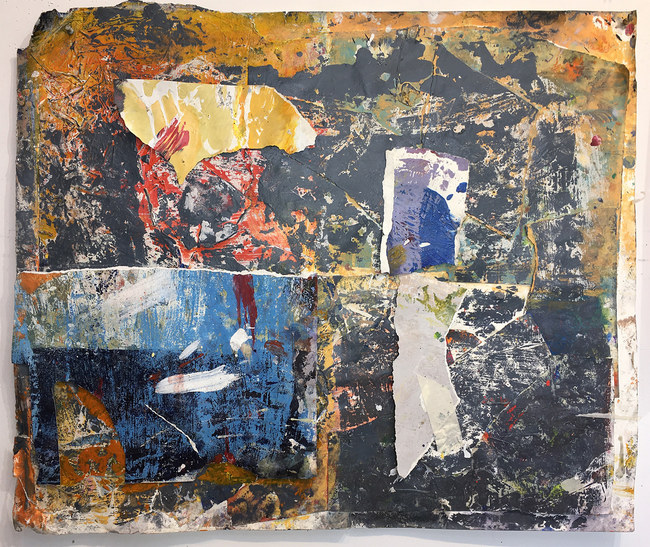 Repair series, #2 Marianne Gagnier Repair series paper and acrylic