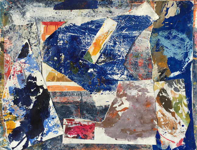 Repair series, #3 Marianne Gagnier Repair series paper and acrylic