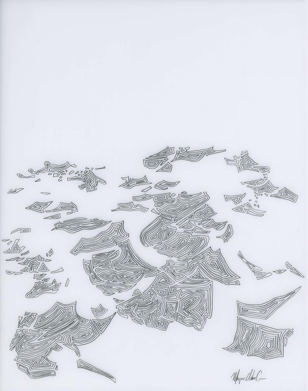 Untitled 0914 Recent Drawings on Film graphite on translucent film