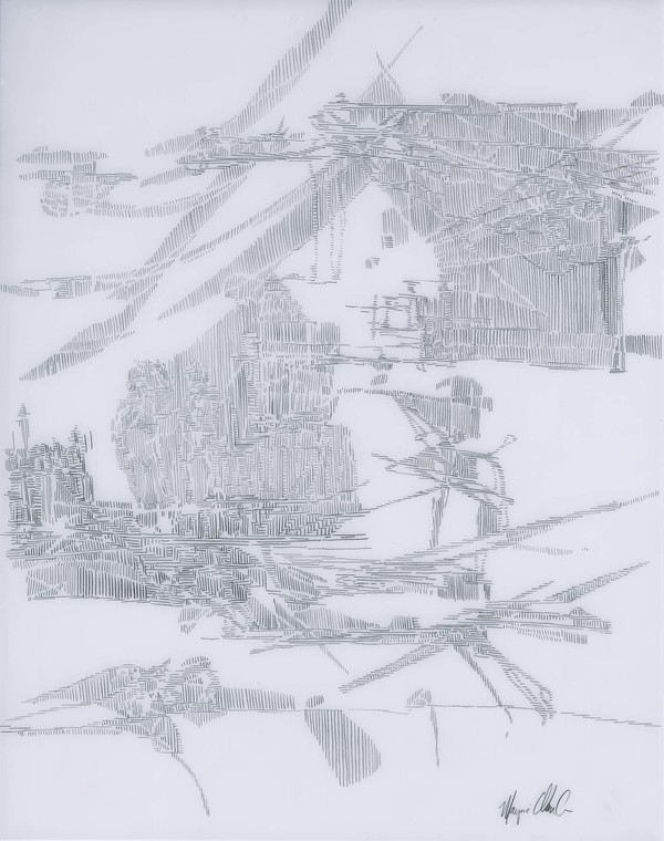 Untitled 1114 Recent Drawings on Film graphite on translucent film