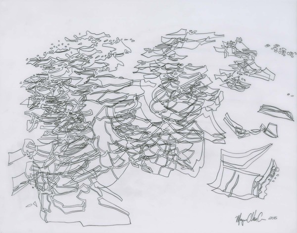 Untitled 0915 Recent Drawings on Film graphite on translucent film