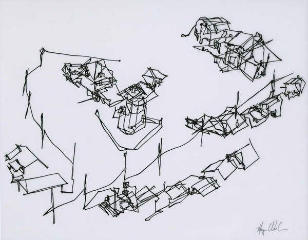 Untitled 0415 Recent Drawings on Film black ink on translucent film