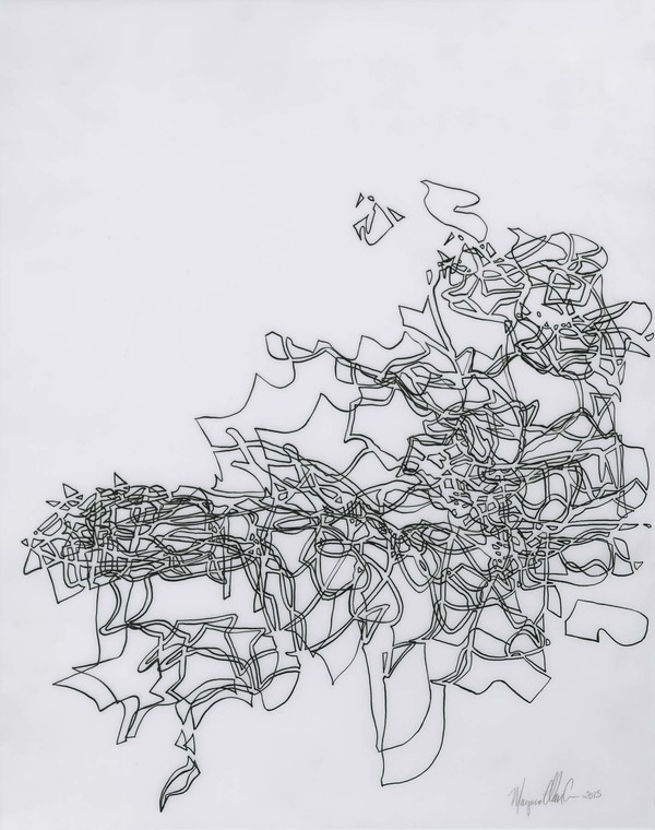 Untitled 1915 Recent Drawings on Film black ink on translucent film