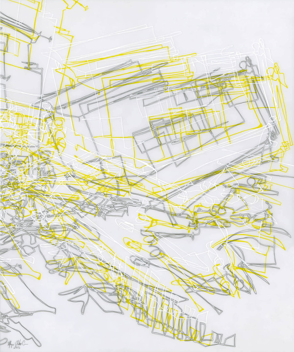 Untitled 1116 Recent Mixed Media Paintings on Film graphite and ink on translucent film