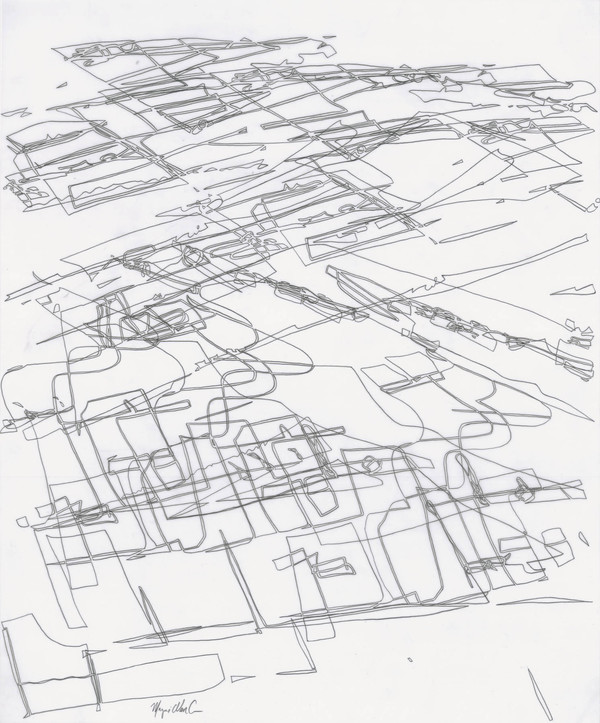 Untitled 1416 Recent Drawings on Film graphite on translucent film