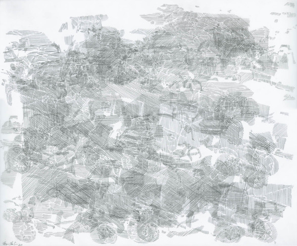 Untitled 0618 Recent Drawings on Film graphite on translucent film