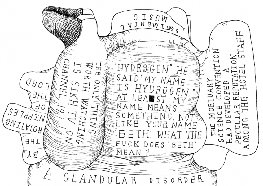 mark booth PANDA BEAR INSEMINATION TEAM PICNIC Ink on paper mark booth PANDA BEAR INSEMINATION TEAM PICNIC Ink on paper
