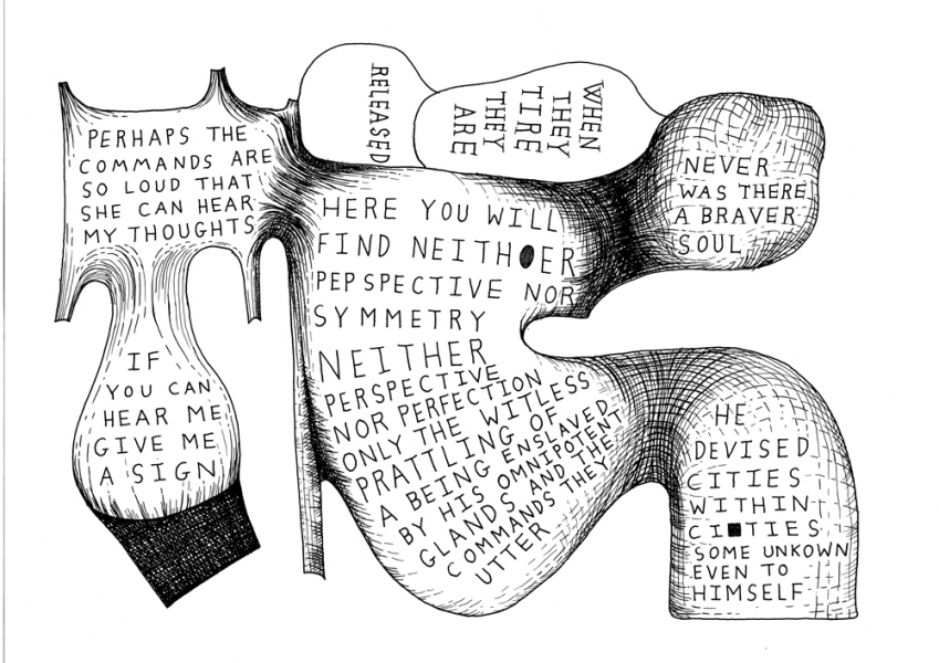 mark booth PANDA BEAR INSEMINATION TEAM PICNIC Ink on paper mark booth PANDA BEAR INSEMINATION TEAM PICNIC Ink on paper