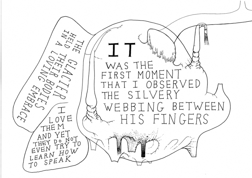 mark booth PANDA BEAR INSEMINATION TEAM PICNIC Ink on paper mark booth PANDA BEAR INSEMINATION TEAM PICNIC Ink on paper