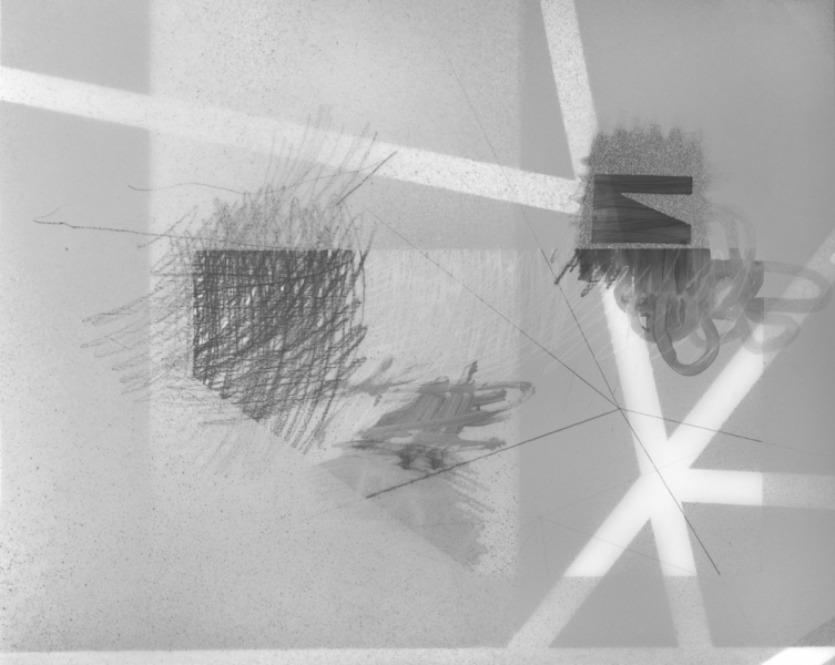 untitled mark booth TEXTS Silver acrylic, pencil, ink on duralar