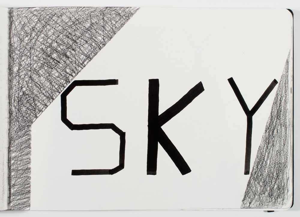 mark booth SKY Pencil and ink on paper mark booth SKY Pencil and ink on paper