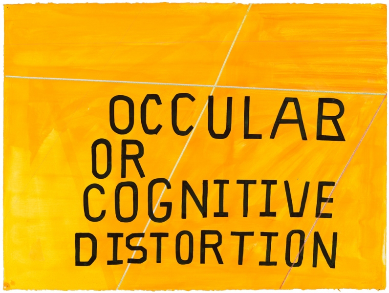 DISTORTION mark booth INNER SUN Acrylic, ink, and pencil on paper