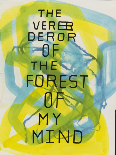VERDEROR mark booth INNER SUN Acrylic, ink, and pencil on paper