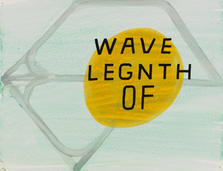 WAVELENGTH mark booth INNER SUN Acrylic, ink, and pencil on paper