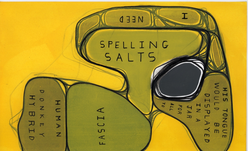 mark booth SPELLING SALTS Ink and acrylic gouache on paper mark booth SPELLING SALTS Ink and acrylic gouache on paper