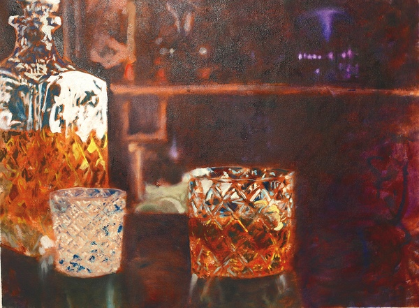 Tumbler The Provisional Now Oil on Canvas