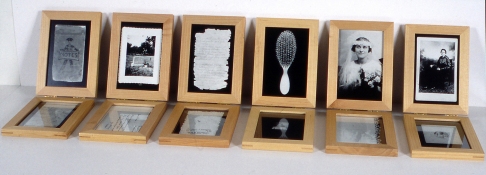 Mary Ann Becker Photographic Objects silver gelatin prints and frames