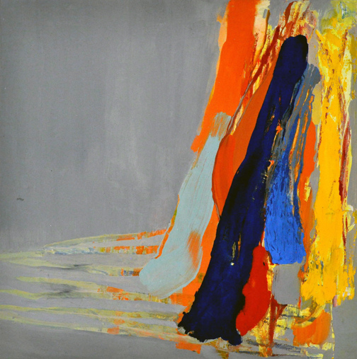 UNTITLED FOR THE LISTENER 2010-11 oil, oil stick on panel