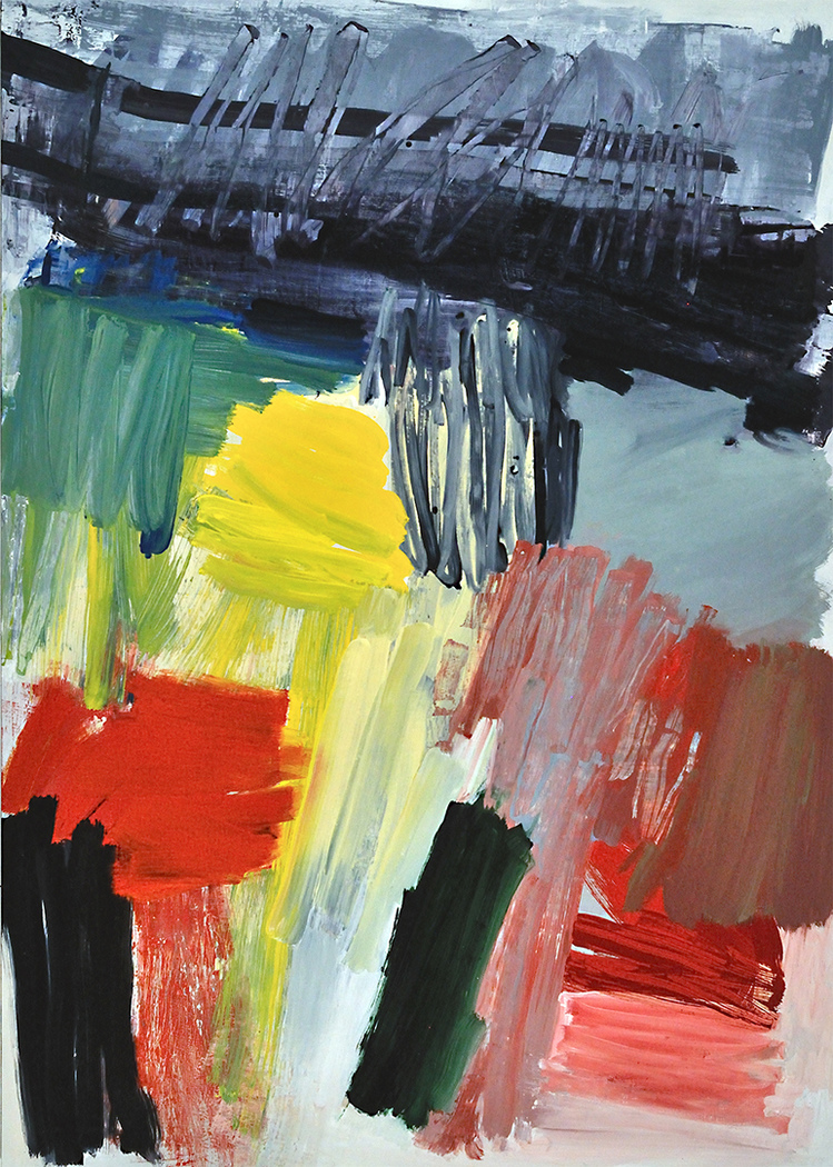 BIG LOVE FOR THE LISTENER 2010-11 oil on aluminum