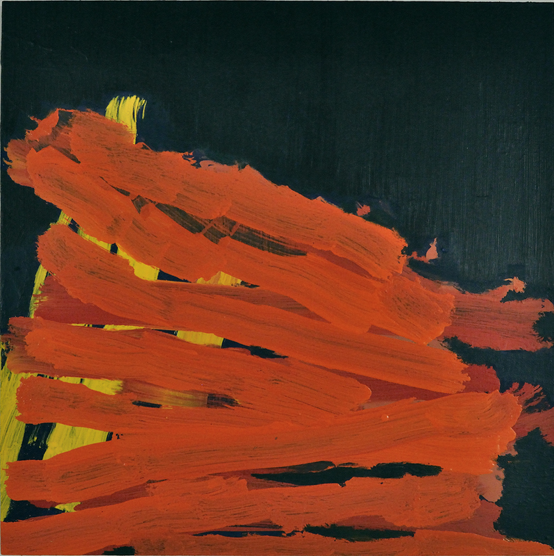 UNTITLED FOR THE LISTENER 2010-11 oil on panel