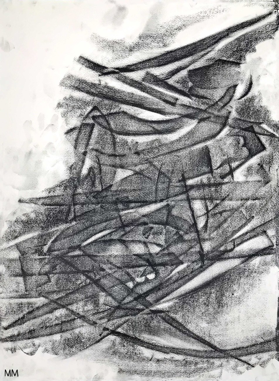 Green Floor Six | Andratx | 2019 D R A W I N G 30 x 22 inches | 76.20 x 55.88 cm