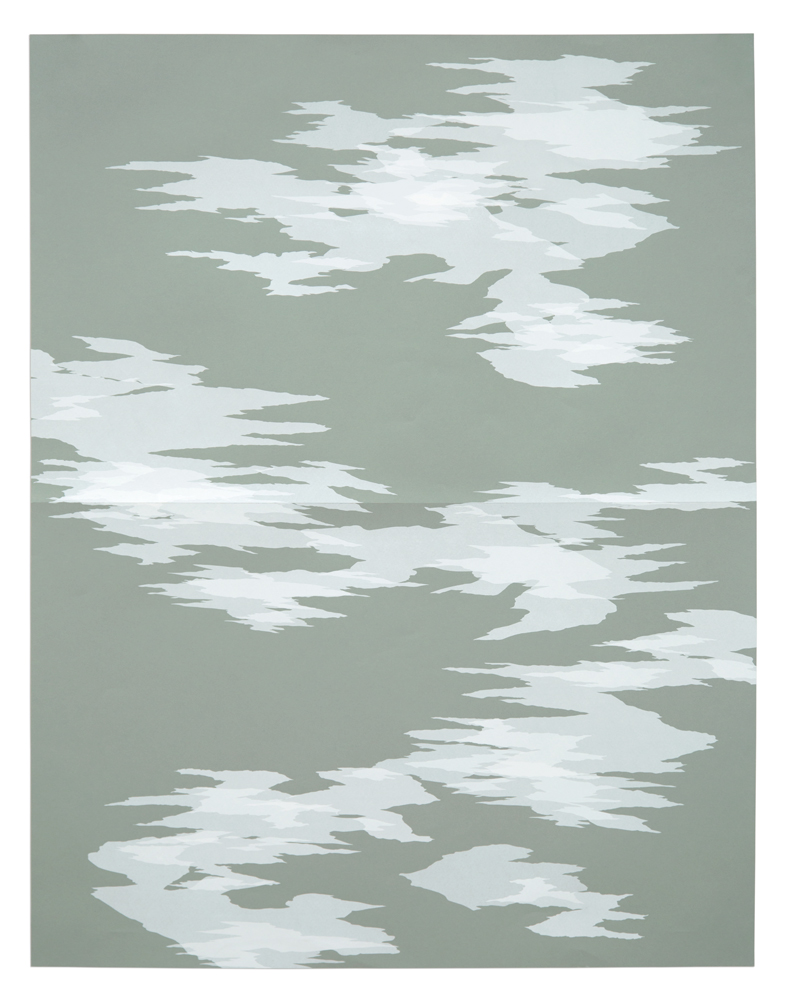 Masako Miyazaki Cumulous—Vapour series (silkscreen monoprints) Silkscreen