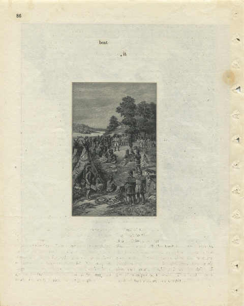 p86 (beat it) Matthew Cusick Defacements Defaced book page